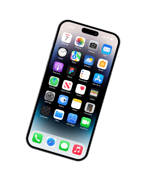 Metro mobile app on smartphone